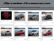 Tablet Screenshot of mercedes-occasions.com